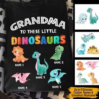 Mother's Day Dinosaurs Custom T-Shirt - Gift for Grandma - Thegiftio UK