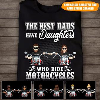 The Best Dads Have Daughters Custom T-Shirt - Gift for Dads - Thegiftio UK