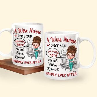 Retired Nurse Custom Mug - Personalized Retirement Gift - Thegiftio UK