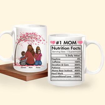 Mom Nutrition Facts Personalized Mug - Gift for Mom - Thegiftio UK