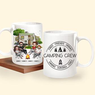 Camping Custom Mug Personalized - Gift for Friends - Thegiftio UK