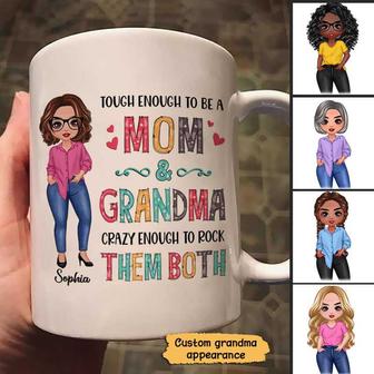 Tough Mom Grandma Personalized Mug - Gift for Grandma - Thegiftio UK