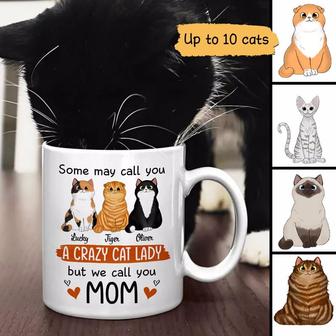 We Call You Mom Personalized Mug - Gift for Cat Lovers - Thegiftio UK