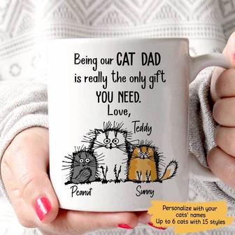 Being My Cat Dad Personalized Mug - Gift for Cat Lovers - Thegiftio UK