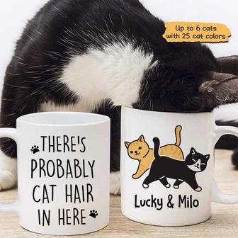 Cat Hair In Here Personalized Mug - Gift for Cat Lovers - Thegiftio UK