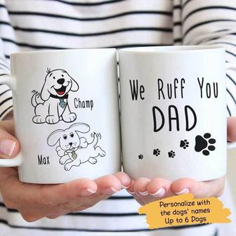 Ruff You Dog Dad Personalized Mug - Gift for Dog Lovers - Thegiftio UK