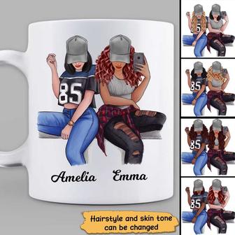 Selfie Best Friends Personalized Mug - Gift for Friends - Thegiftio UK