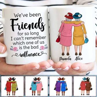 When We Become Old Ladies Besties Custom Mug - Thegiftio UK