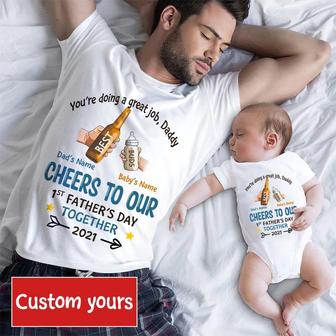 You're Doing A Great Job Daddy Custom T Shirt - New Dad Gift - Thegiftio UK