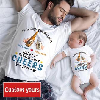 You're Doing A Great Job Daddy Custom T Shirt - New Dad Gift - Thegiftio UK