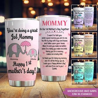 New Mom Personalized Tumbler - Gift for First Time Moms - Thegiftio UK