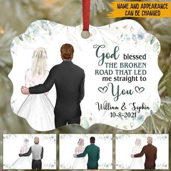 God Blessed The Broken Road Custom Ornament - Christmas Gift - Thegiftio UK
