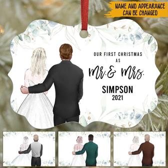 Newly Wed Personalized Ornament - Christmas Gift for Couple - Thegiftio UK
