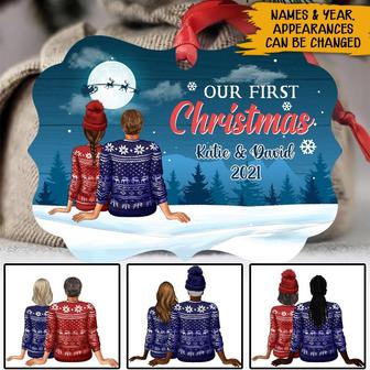 Our First Christmas Personalized Ornament - Christmas Gift - Thegiftio UK