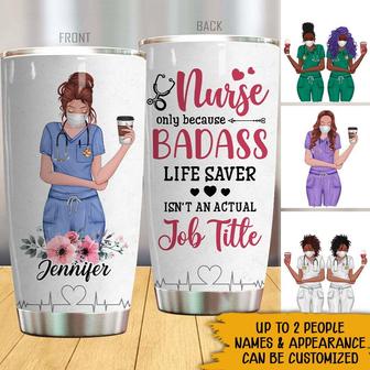 Nurse Bestie Custom Tumbler - Gift for Coworkers - Thegiftio UK