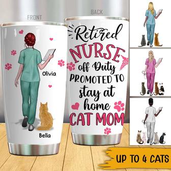 Nurse Cat Lovers Custom Tumbler - Gift for Cat Lovers - Thegiftio UK
