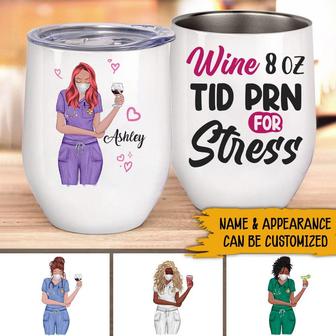 Nurse Christmas Personalized Wine Mug - Gift for Coworkers - Thegiftio UK