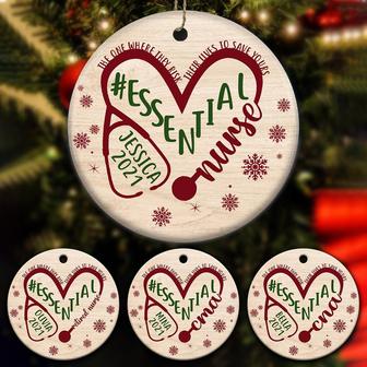 Nurse Custom Ornament - Gift for Nurses This Christmas - Thegiftio UK