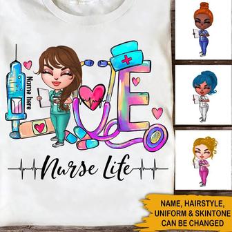 Nurse Life Custom T-Shirt - Perfect Gift for Nurses - Thegiftio UK