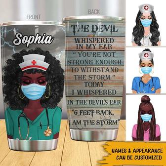I Am The Storm Personalized Tumbler - Gift for Nurses - Thegiftio UK