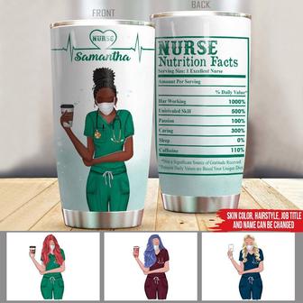 Nurse Life Nutrition Facts Custom Tumbler - Gift for Nurses - Thegiftio UK