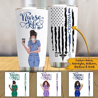 Nurse Life Custom Tumbler - Personalized Gift for Nurses - Thegiftio UK