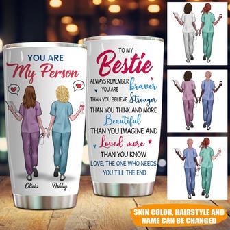 You Are My Person Personalized Tumbler - Gift for Nurse - Thegiftio UK