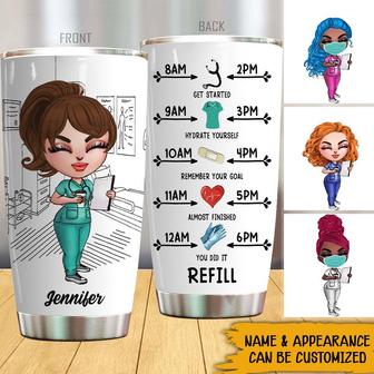 Nurse Custom Tumbler You Did It - Gift for Coworker - Thegiftio UK