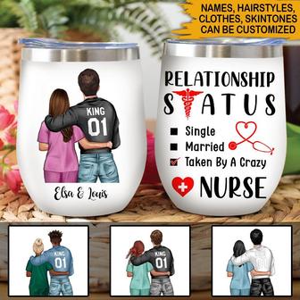 Nurse Custom Wine Tumbler - Gift for Crazy Nurse Friends - Thegiftio UK