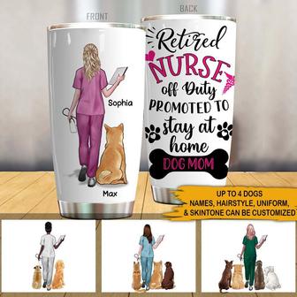 Nurse Dog Personalized Tumbler - Gift for Dog Lovers - Thegiftio UK