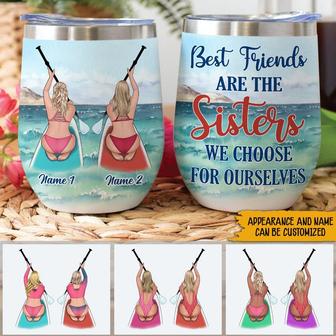 Paddle Boarding Best Friend Custom Wine Tumbler - Gift - Thegiftio UK