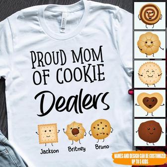 Proud Parent Of Cookie Dealers Custom T-Shirt - Parent Gift - Thegiftio UK