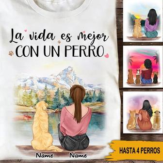 Perros Custom Spanish T-Shirt - Gift for Dog Lovers - Thegiftio UK