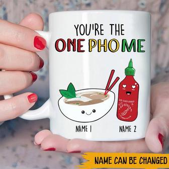 You're The One Pho Me Custom Mug - Gift for Pho Lovers - Thegiftio UK