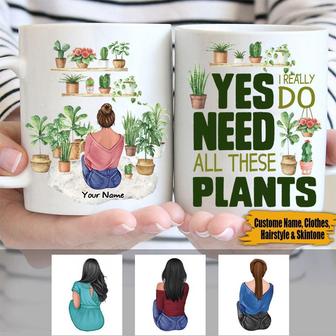 I Really Need All These Plants Custom Mug - Gift for Plants - Thegiftio UK
