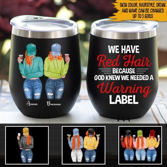 Redhead Custom Wine Tumbler - Gift for Redhead Lovers - Thegiftio UK
