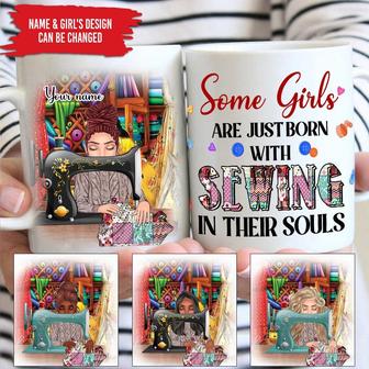 Sewing In Their Souls Custom Mug - Gift for Sewers - Thegiftio UK