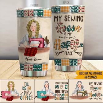 Sewing My Dream World Custom Tumbler - Gift for Sewers - Thegiftio UK