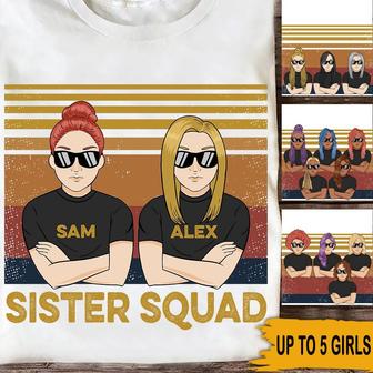 Sibling Bestie Custom T Shirt - Gift for Sister Squad - Thegiftio UK
