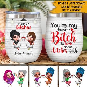 Sibling Besties Personalized Tumbler - Gift for Best Friends - Thegiftio UK