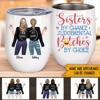 Sister Wine Tumbler Custom Gift - Gift for Sisters - Thegiftio UK