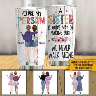 Sisters Day Custom Tumbler - Gift for Your Beloved Sisters - Thegiftio UK