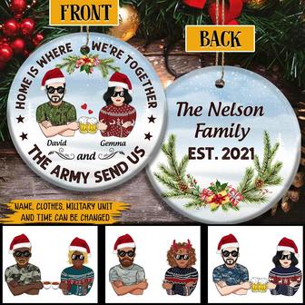 Soldier Personalized Ornament - Gift for Soldier Lovers - Thegiftio UK