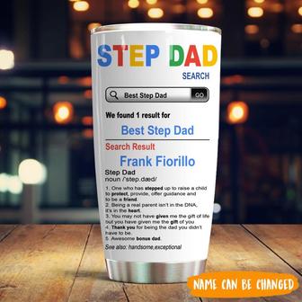 Step Dad Best Step Dad Ever Custom Tumbler - Gift for Dad - Thegiftio UK