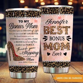 Step Mom Custom Tumbler - Thank You Gift for Bonus Mom - Thegiftio UK