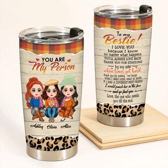 You Are My Person Personalized Tumbler - Gift for Bestie - Thegiftio UK