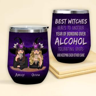 Witch Custom Wine Tumbler - Best Friends Gift for Her - Thegiftio UK