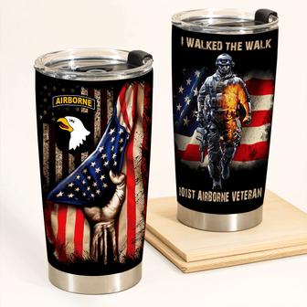 I Walked The Walk Custom Tumbler - Gift for Veterans - Thegiftio UK