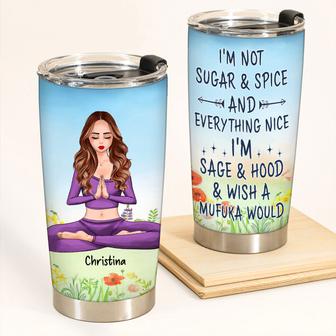 Yoga Girl Custom Tumbler - Gift for Yoga Enthusiasts - Thegiftio UK