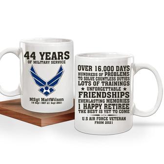 Retired Veteran Personalized Mug - Gift for Veterans - Thegiftio UK